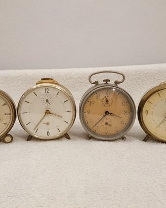 Orologi Sveglie da tavolo lotto 4 pezzi