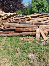 Travi in larice e abete