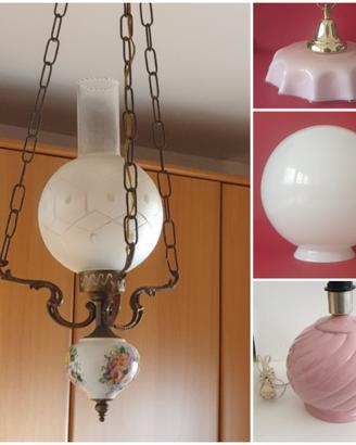 Base per lampada da tavolo, lampadaro e paralumi