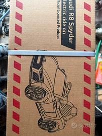 Audi elettrica con telecomando per bambini nuova