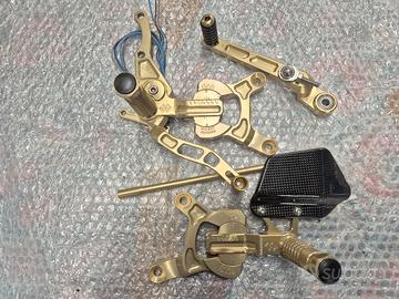 pedane regolabili Yamaha R1 09>14