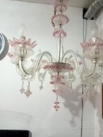 Lampadario da soffitto Murano