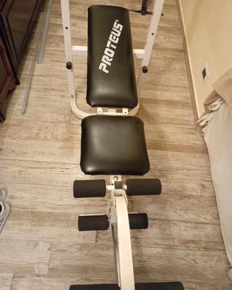 panca piana inclinabile 