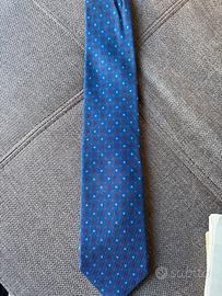 Cravatta marinella di seta 100%