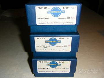 trenini EUROMODELL  F. P. locomotive fs scala N