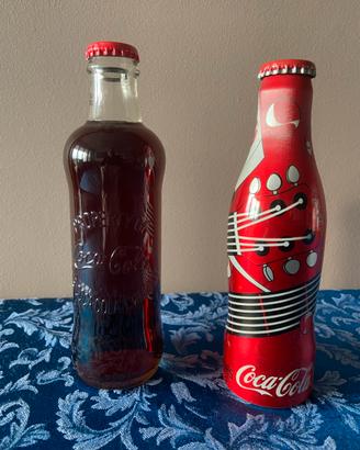 Bottiglie da collezione Coca Cola piene