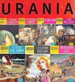 URANIA 1957, collezione n. 7 romanzi fantascienza