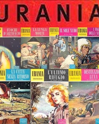 URANIA 1957, collezione n. 7 romanzi fantascienza