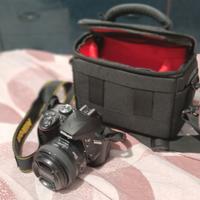 Nikon d3400+obbiettivo 50mm+borsa con 274 scatti!