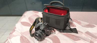 Nikon d3400+obbiettivo 50mm+borsa con 274 scatti!