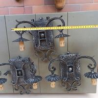 lampadari da parete in ferro battuto 
