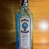 Bottiglia gin bombay sapphire 700ml vuota