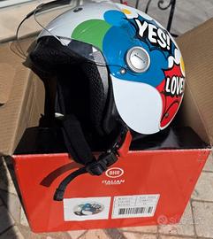 Casco demi jet scooter Junior BHR taglia YL