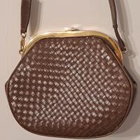 Borsetta vintage pelle intrecciata Diana Vicenza