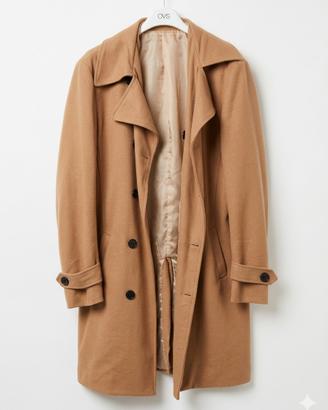 Cappotto color cammello uomo