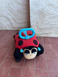 Peluches con rotelle a forma coccinella