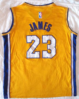 Canotta Basket NBA Los Angeles Lakers 23 LeBron Ja