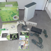 Console xbox360 Bianca con Scatola+Skin e giochi