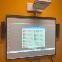 Smart technology white board+ video projector