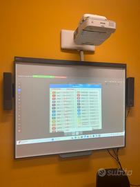 Smart technology white board+ video projector