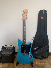 Squier sonic mustang hh piu ampli line 6 spider po
