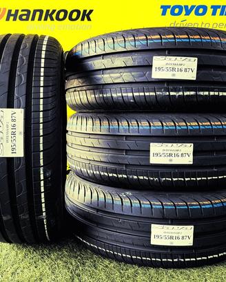 X4: Estive 195/55R16 87V -FULDA- al 90% e 95%