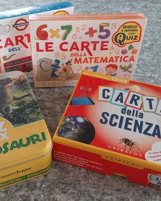 Carte da gioco QUIZ 