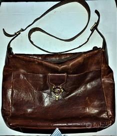Borsa a tracolla vintage The Bridge in pelle