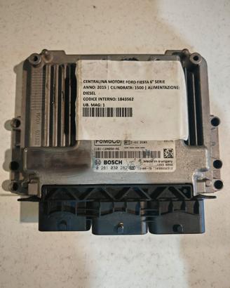 0281030282 CENTRALINA FORD Fiesta 6° 1.5 Diesel
