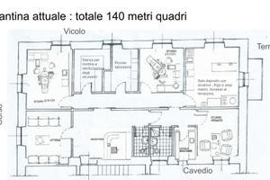 Studio a Bordighera 140 mq in centro