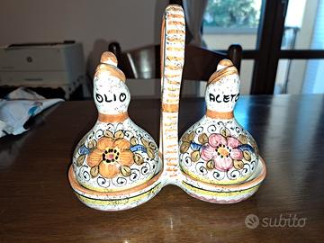 Oliera e acetiera F.Casaccia-Deruta