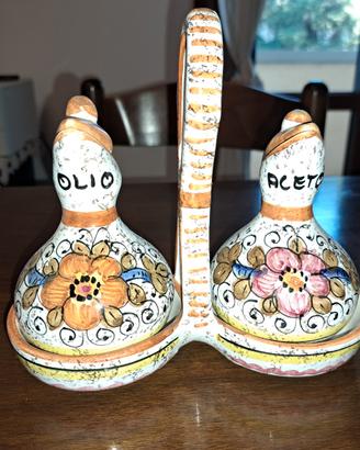 Oliera e acetiera F.Casaccia-Deruta