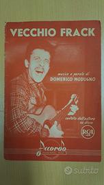 Spartito Vecchio Frack di Domenico Modugno