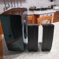 subwoofer + satelliti  da 100 w