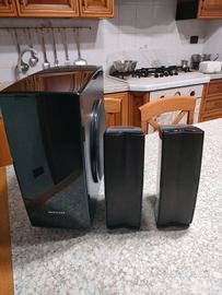 subwoofer + satelliti  da 100 w