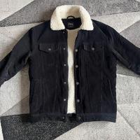 Giacca di jeans con pelo - Zara