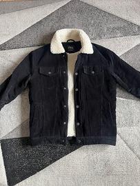 Giacca di jeans con pelo - Zara