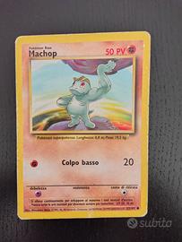 machop anni 90 carte pokemon