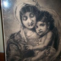 Disegno Donna con bambino (1889)