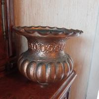 Cachepot in rame anni '50