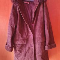 Cappotto lungo in pelliccia 