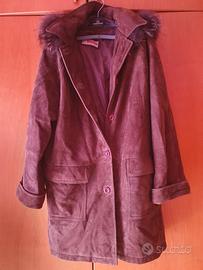 Cappotto lungo in pelliccia 