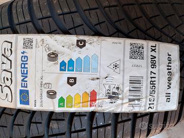 4 gomme nuove pneumatici 4 stagioni Fiat tipo cro