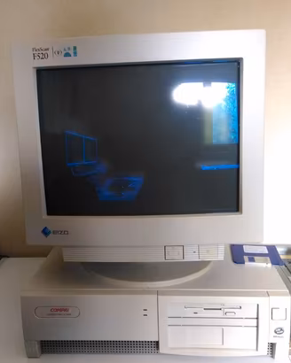 PC Vintage HP Windows 95 Plus, Pentium I, ISA/EISA