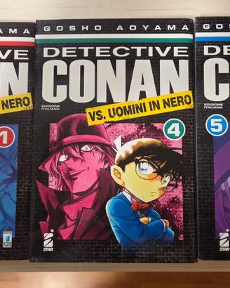 Detective Conan vs Uomini in nero 1, 4, 5