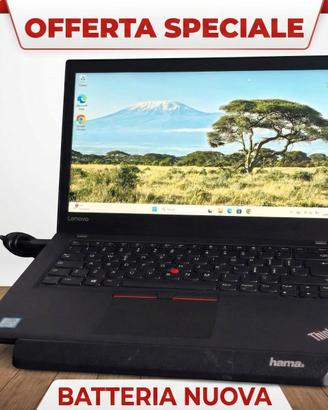 Notebook portatile Lenovo T470 i5 512 GB 8GB RAM