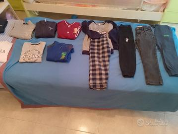 lotto vestiti bambino 5 / 6 anni 