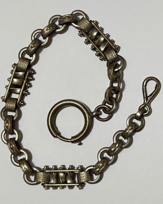 Catena orologio tasca antica decorata