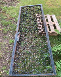 porta in ferro battuto