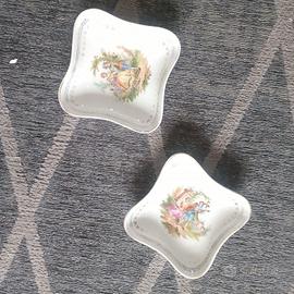 coppia ciotole porcellana design vintage anni 30 